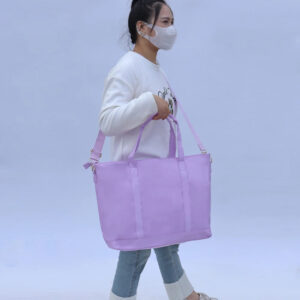 Keymay USA Warehouse Free Shipping Fashion Cute Large Travel Casual Gym Bag  Storage Bag Big Nylon Tote Handbags Tote Bag Beach