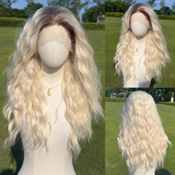 2025 Hot Cheap Lace Front Wigs Pineapple Wave Lace Front Wigs 613 Full Lace Wig for Women SM9020