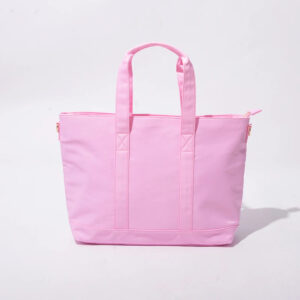 Keymay RTS Stock USA Warehouse Free Shipping Candy Color High Quality Women s Large Travel Tote Bag Nylon Tote Bag with Zipper