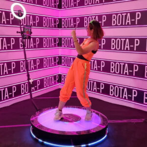 360 Photo Booth Furmores Belt Drive Automatic With bluetooth Led Light Platform 360 Booth and Selfir Booth Superior Con Paneles