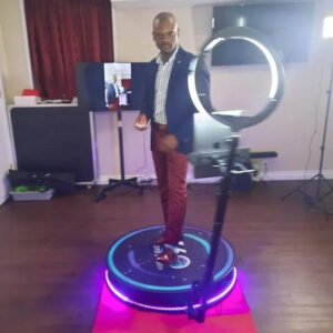 360 Booth for Sale Led 360 Photo Booth 360 Ring Rotation  Video Booth